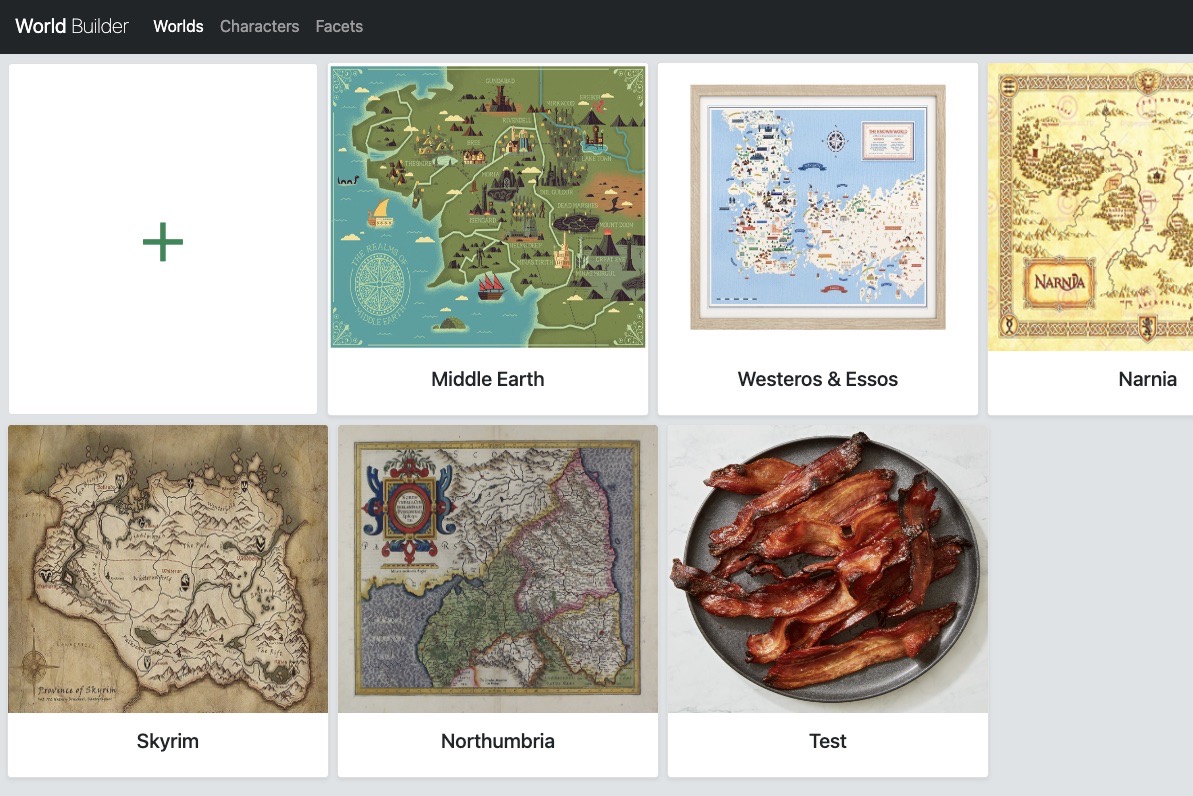 A picture of image thumbnails
